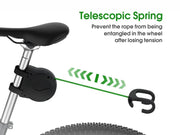 Retractable Bike Tow Rope with Hooks by Loveliving