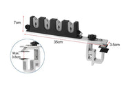 Aluminum Fishing Rod Holder for Truck Bed – Holds 4 Rods by Loveliving
