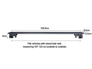 Roof Rack Cross Bars For Vehicles with Raised side rails by Loveliving