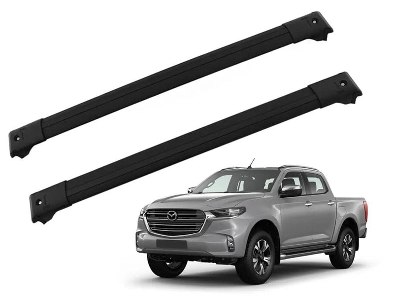 Loveliving Car Rack Roof Rack Cross Bars for Mazda BT-50 with Flush Roof Rail 2020+ Roof Rack Cross Bars for Mazda BT-50 with Flush Roof Rail 2020+