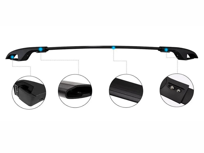 Roof Racks Cross Bars Compatible with Toyota RAV4 2013-2018 with Side Rails by Loveliving