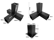 Loveliving Double Pergola brackets DIY Kit fit 90 x 90mm timber Double Pergola brackets DIY Kit fit 90 x 90mm timber