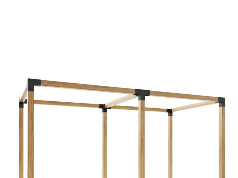 Loveliving Double Pergola brackets DIY Kit fit 90 x 90mm timber Double Pergola brackets DIY Kit fit 90 x 90mm timber