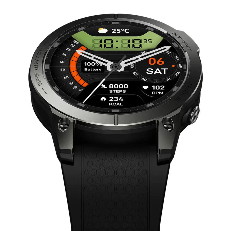 GPS Positioning Sport Smart Watch - Waterproof Fitness Tracker with Heart Rate & Sleep Monitor | AMOLED Display by Mead's Supply & Equipment Outfitters limited