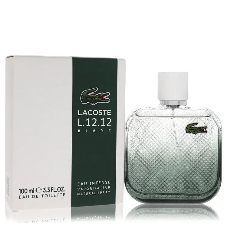 Brands HD Eau De Toilette Spray Lacoste Eau De Lacoste L.12.12 Blanc Eau Intense Eau De Toilette Spray by Lacoste 100 ml Lacoste Eau De Lacoste L.12.12 Blanc Eau Intense Eau De Toilette Spray by Lacoste 100 ml