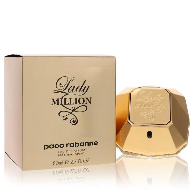 Lady Million Eau De Parfum Spray by Paco Rabanne 80 ml by Brands HD