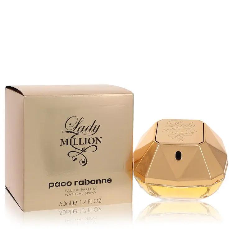 Lady Million Eau De Parfum Spray by Paco Rabanne 50 ml by Brands HD