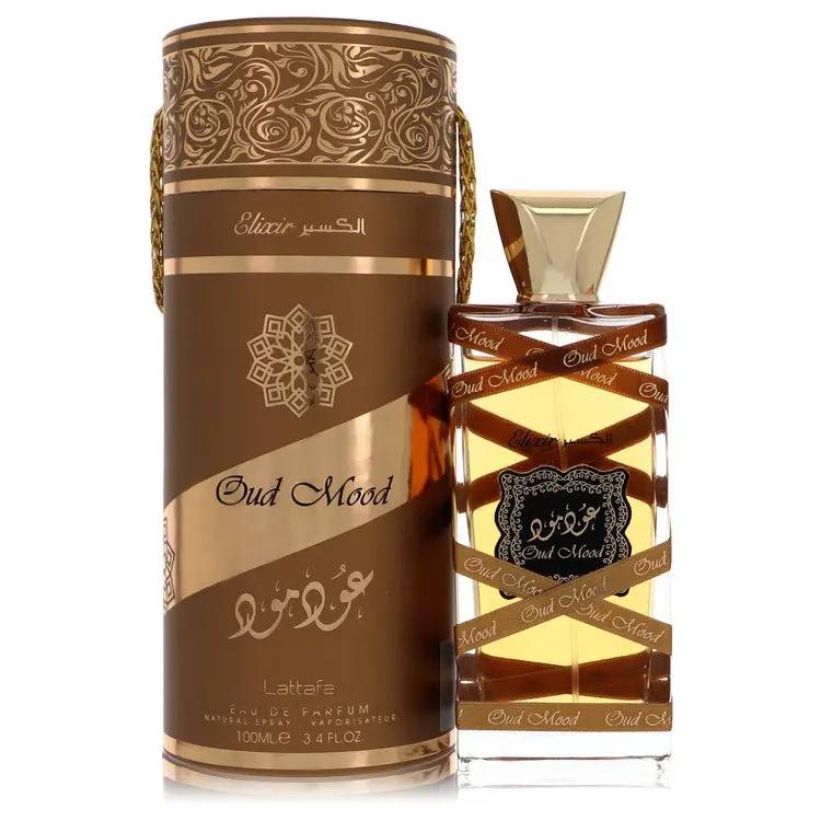 Lattafa Oud Mood Elixir Eau De Parfum Spray (Unisex) by Lattafa 100 ml by Brands HD