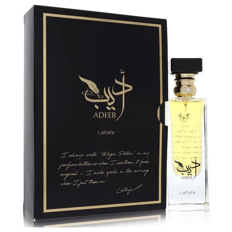Brands HD Eau De Parfum Spray (Unisex) Lattafa Adeeb Eau De Parfum Spray (Unisex) by Lattafa 80 ml Lattafa Adeeb Eau De Parfum Spray (Unisex) by Lattafa 80 ml