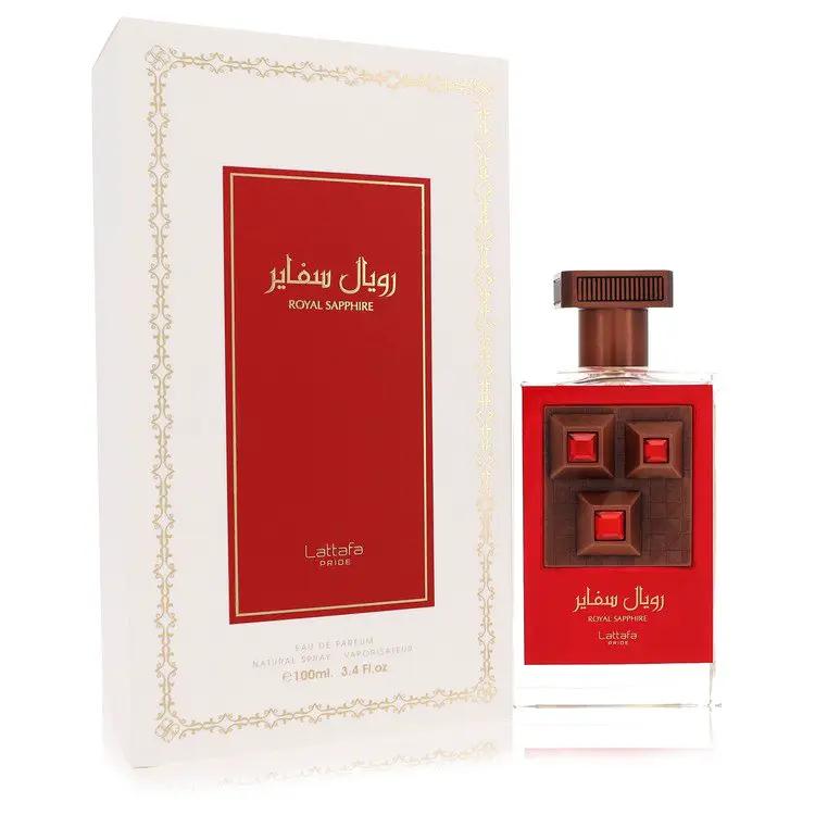 Lattafa Pride Royal Sapphire Eau De Parfum Spray (Unisex) by Lattafa 100 ml by Brands HD