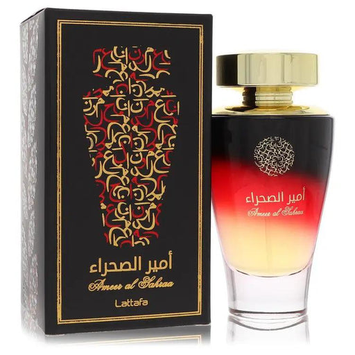 Brands HD Eau De Parfum Spray (Unisex) Lattafa Ameer Al Sahraa Eau De Parfum Spray (Unisex) by Lattafa 100 ml Lattafa Ameer Al Sahraa Eau De Parfum Spray (Unisex) by Lattafa 100 ml