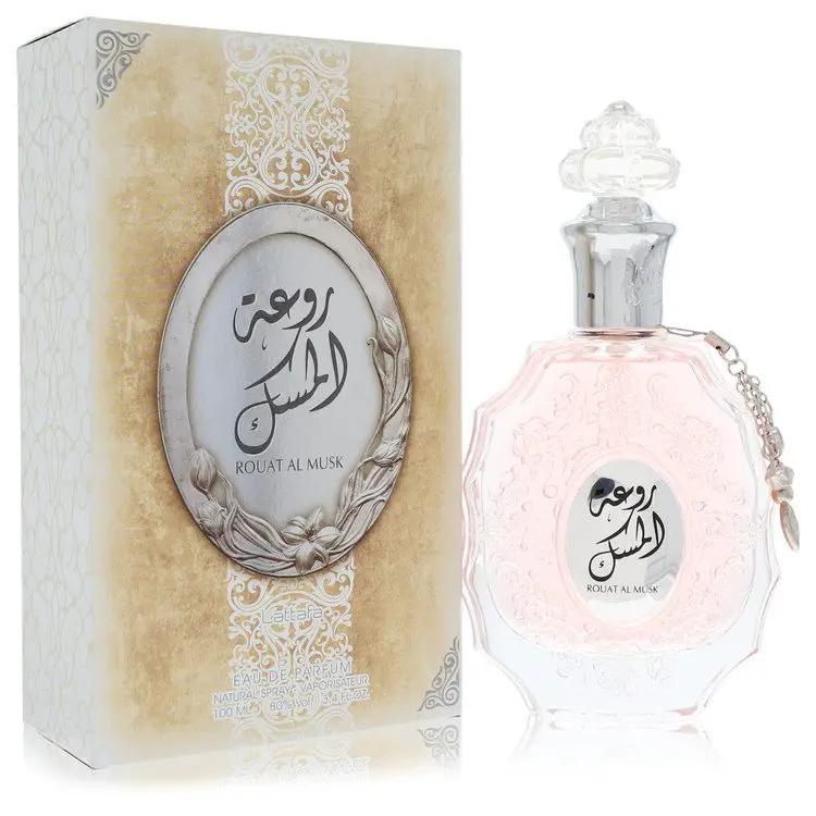 Brands HD Eau De Parfum Spray (Unisex) Lattafa Rouat Al Musk Eau De Parfum Spray (Unisex) by Lattafa 100 ml Lattafa Rouat Al Musk Eau De Parfum Spray (Unisex) by Lattafa 100 ml