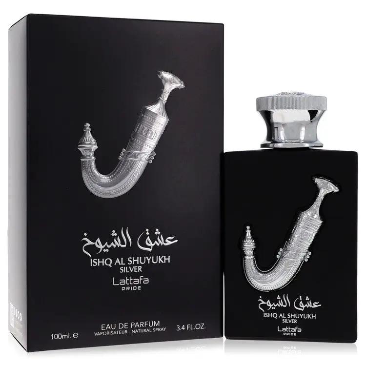 Lattafa Pride Ishq Al Shuyukh Silver Eau De Parfum Spray (Unisex) by Lattafa 100 ml by Brands HD