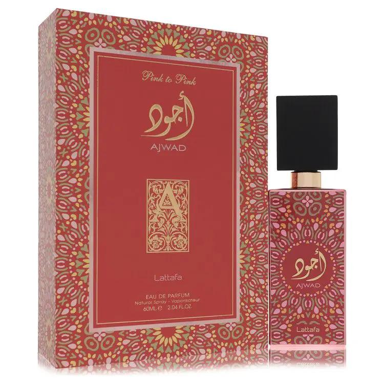 Brands HD Eau De Parfum Spray (Unisex) Lattafa Ajwad Pink To Pink Eau De Parfum Spray (Unisex) by Lattafa 60 ml Lattafa Ajwad Pink To Pink Eau De Parfum Spray (Unisex) by Lattafa 60 ml