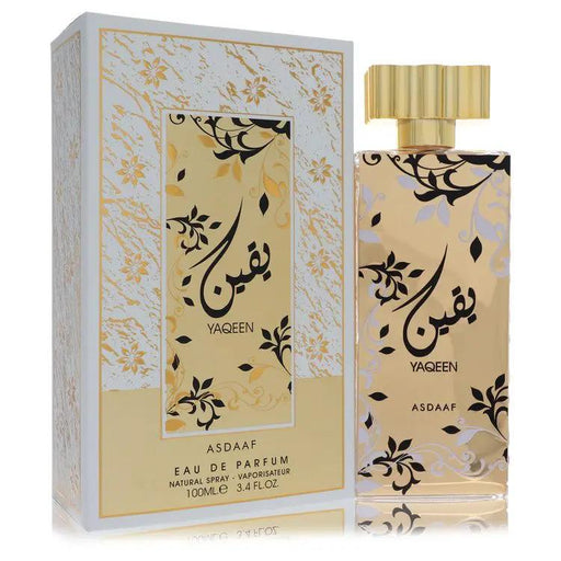 Brands HD Eau De Parfum Spray (Unisex) Lattafa Asdaaf Yaqeen Eau De Parfum Spray (Unisex) by Lattafa 100 ml Lattafa Asdaaf Yaqeen Eau De Parfum Spray (Unisex) by Lattafa 100 ml