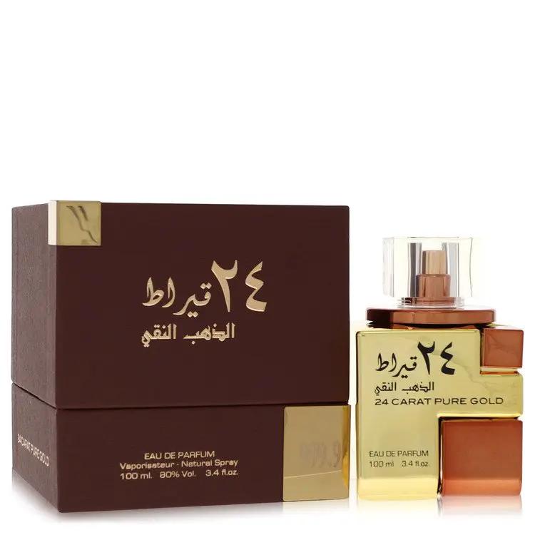 Lattafa 24 Carat Pure Gold Eau De Parfum Spray (Unisex) by Lattafa 100 ml by Brands HD