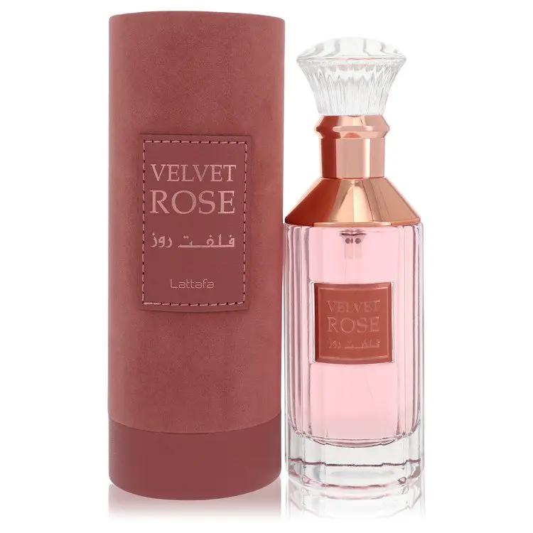 Lattafa Velvet Rose Eau De Parfum Spray (Unisex) by Lattafa 100 ml by Brands HD