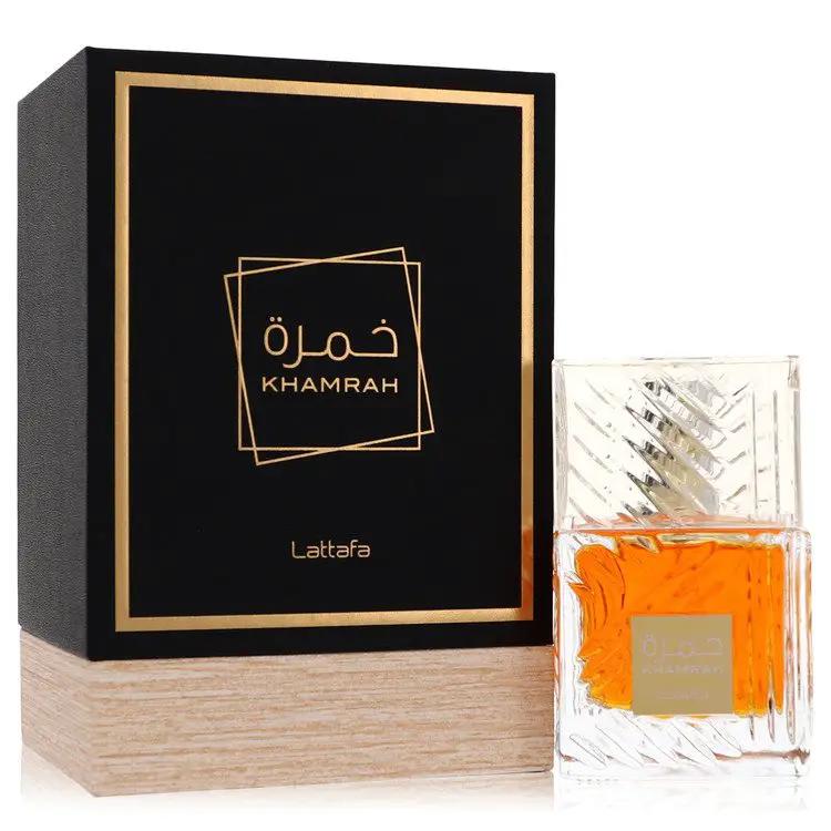 Lattafa Khamrah Eau De Parfum Spray (Unisex) by Lattafa 100 ml by Brands HD