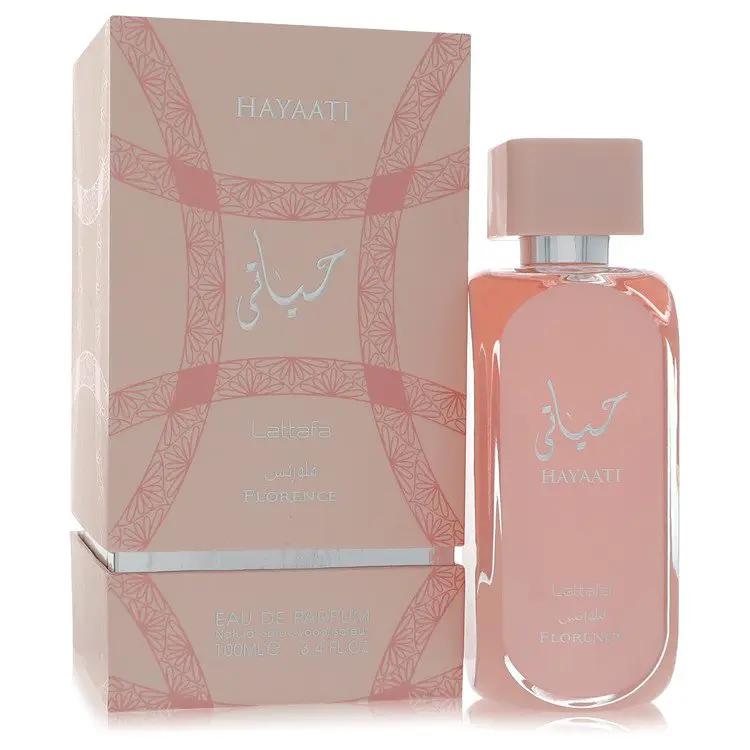 Brands HD Eau De Parfum Spray (Unisex) Lattafa Hayaati Florence Eau De Parfum Spray (Unisex) by Lattafa 100 ml Lattafa Hayaati Florence Eau De Parfum Spray (Unisex) by Lattafa 100 ml