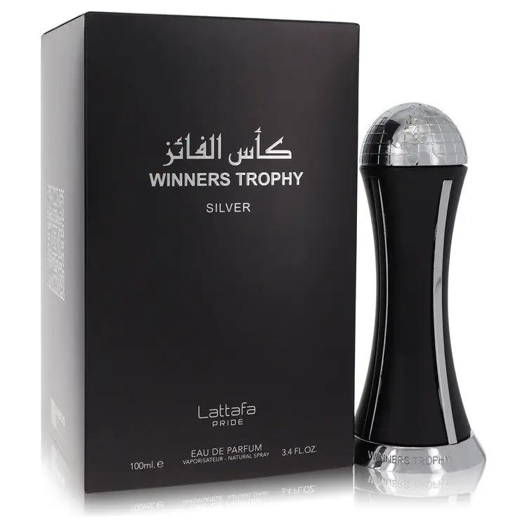 Lattafa Pride Winners Trophy Silver Eau De Parfum Spray by Lattafa 100 ml by Brands HD