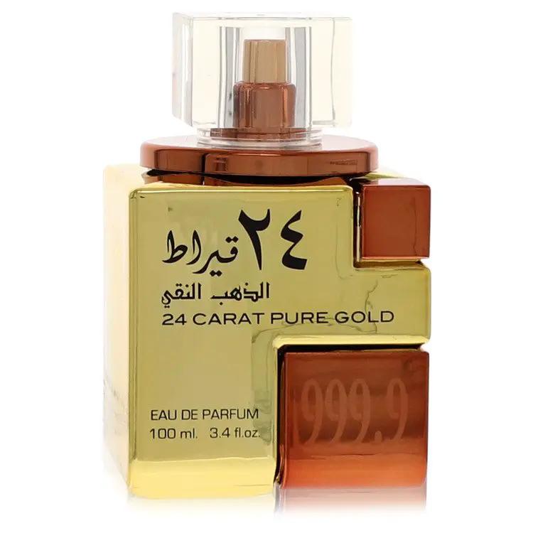 Brands HD Eau De Parfum Spray (Unisex Unboxed) Lattafa 24 Carat Pure Gold Eau De Parfum Spray (Unisex Unboxed) by Lattafa 100 ml Lattafa 24 Carat Pure Gold Eau De Parfum Spray (Unisex Unboxed) by Lattafa 100 ml