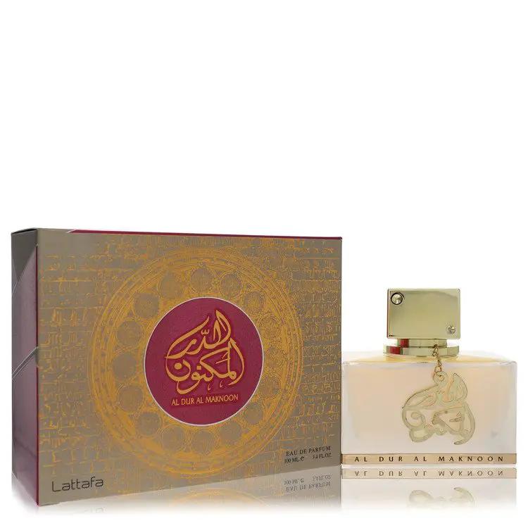 Brands HD Eau De Parfum Spray (Unisex) Lattafa Al Dur Al Maknoon Gold Eau De Parfum Spray (Unisex) by Lattafa 100 ml Lattafa Al Dur Al Maknoon Gold Eau De Parfum Spray (Unisex) by Lattafa 100 ml