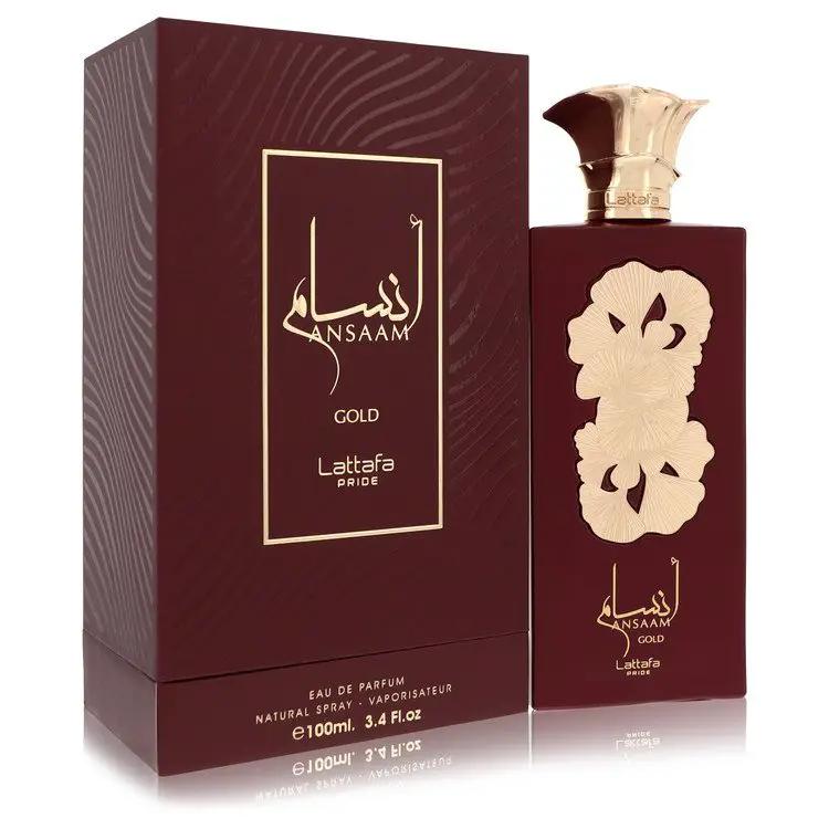 Lattafa Pride Ansaam Gold Eau De Parfum Spray (Unisex) by Lattafa 100 ml by Brands HD