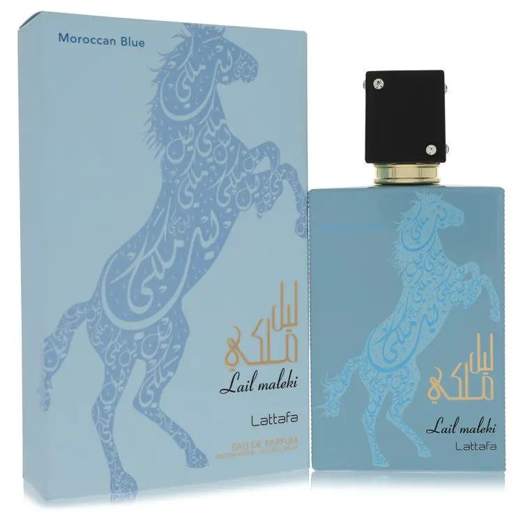 Brands HD Eau De Parfum Spray (Unisex) Lattafa Lail Maleki Morrocan Blue Eau De Parfum Spray (Unisex) by Lattafa 100 ml Lattafa Lail Maleki Morrocan Blue Eau De Parfum Spray (Unisex) by Lattafa 100 ml