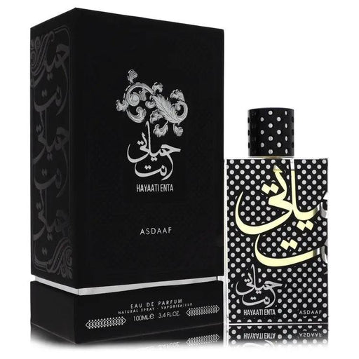 Brands HD Eau De Parfum Spray (Unisex) Lattafa Asdaaf Hayaati Enta Eau De Parfum Spray (Unisex) by Lattafa 100 ml Lattafa Asdaaf Hayaati Enta Eau De Parfum Spray (Unisex) by Lattafa 100 ml