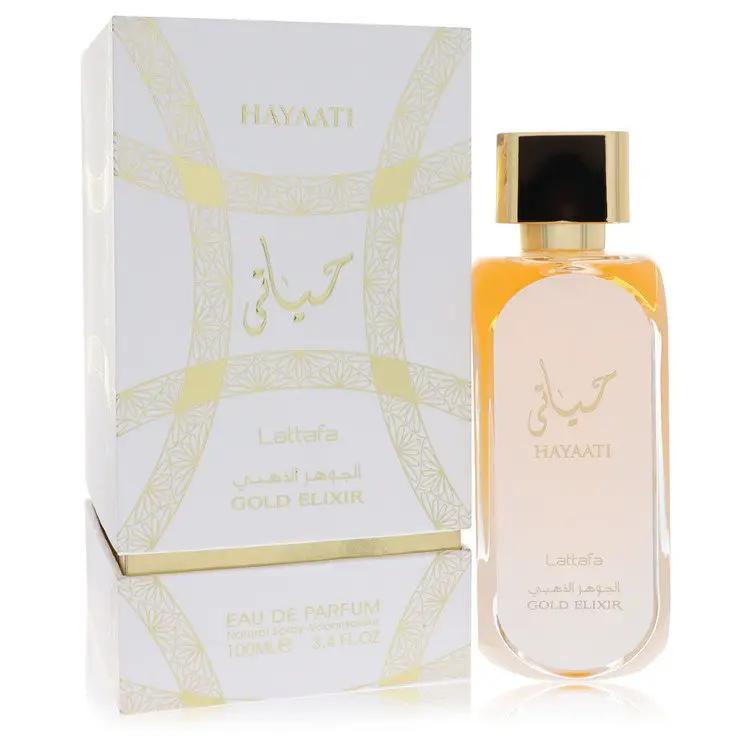 Lattafa Hayaati Gold Elixir Eau De Parfum Spray (Unisex) by Lattafa 100 ml by Brands HD