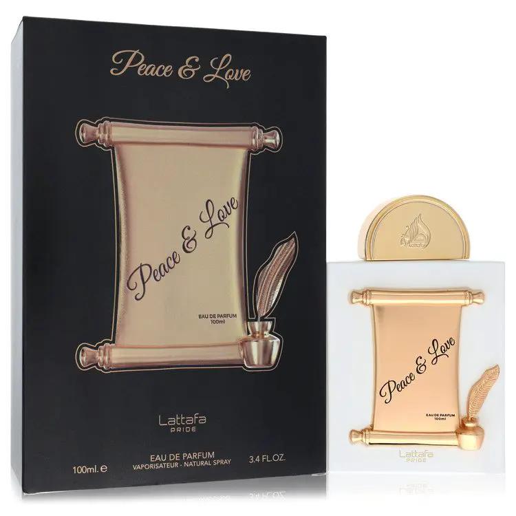 Brands HD Eau De Parfum Spray (Unisex) Lattafa Peace & Love Eau De Parfum Spray (Unisex) by Lattafa 100 ml Lattafa Peace & Love Eau De Parfum Spray (Unisex) by Lattafa 100 ml