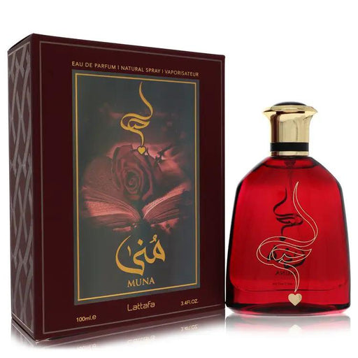Brands HD Eau De Parfum Spray (Unisex) Lattafa Muna Eau De Parfum Spray (Unisex) by Lattafa 100 ml Lattafa Muna Eau De Parfum Spray (Unisex) by Lattafa 100 ml