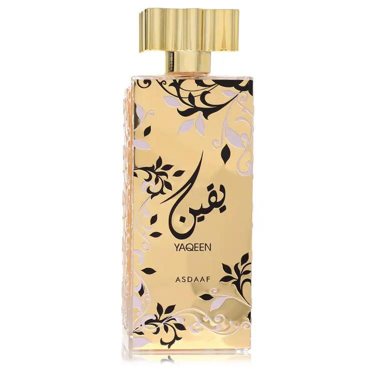 Brands HD Eau De Parfum Spray (Unisex Unboxed) Lattafa Asdaaf Yaqeen Eau De Parfum Spray (Unisex Unboxed) by Lattafa 100 ml Lattafa Asdaaf Yaqeen Eau De Parfum Spray (Unisex Unboxed) by Lattafa 100 ml
