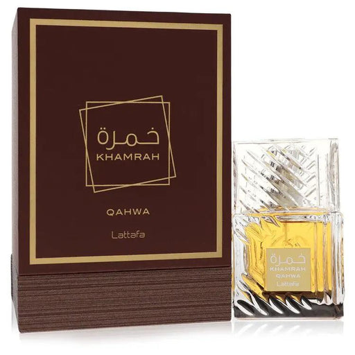 Lattafa Khamrah Qahwa Eau De Parfum Spray (Unisex) by Lattafa 100 ml by Brands HD