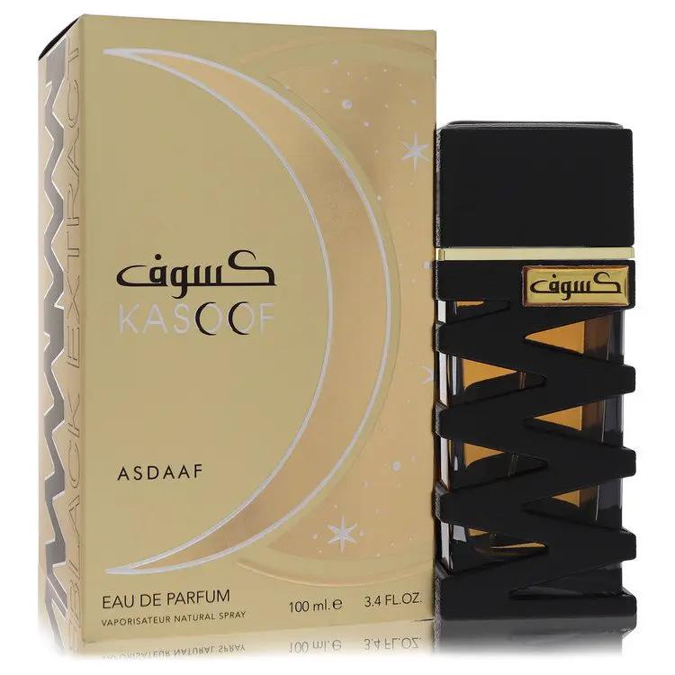Brands HD Eau De Parfum Spray (Unisex) Lattafa Asdaaf Kasoof Black Extract Eau De Parfum Spray (Unisex) by Lattafa 100 ml Lattafa Asdaaf Kasoof Black Extract Eau De Parfum Spray (Unisex) by Lattafa 100 ml