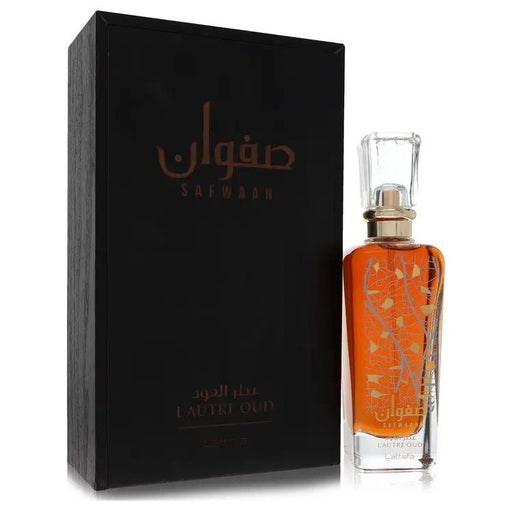 Brands HD Eau De Parfum Spray (Unisex) Lattafa Safwaan Lautre Oud Eau De Parfum Spray (Unisex) by Lattafa 100 ml Lattafa Safwaan Lautre Oud Eau De Parfum Spray (Unisex) by Lattafa 100 ml