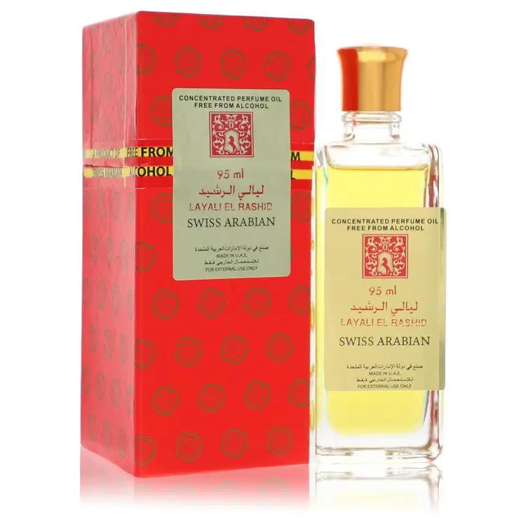 Layali El Rashid Concentrated Perfume Oil Free From Alcohol (Unisex) by Swiss Arabian 95 ml by Brands HD