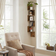 VASAGLE Floating Corner Shelf - 5-Tier by The Shopsite