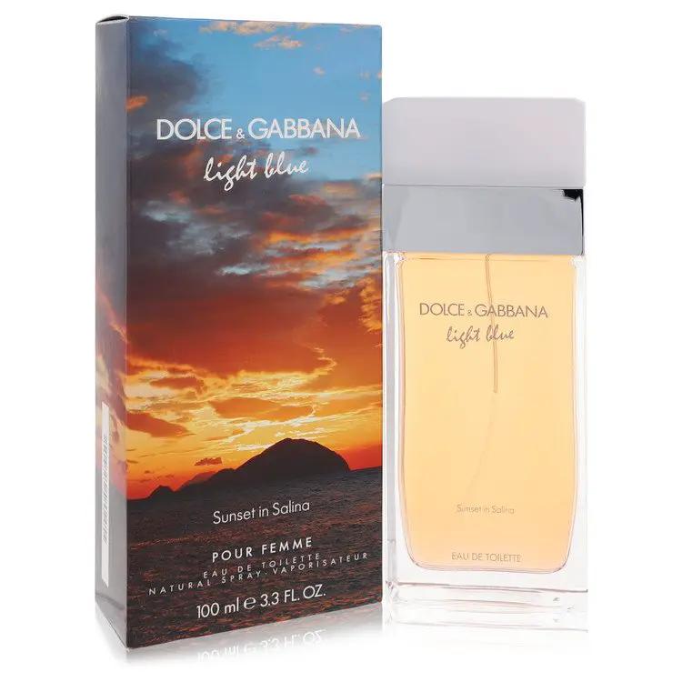 Light Blue Sunset In Salina Eau De Toilette Spray by Dolce & Gabbana 100 ml by Brands HD