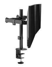 Locktight Dual-Monitor steel articulating mount by sue-e furniture