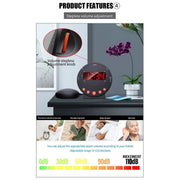 LED Flashing Vibrating Alarm Clock with Bed Shaker (Clearance) by Deafquip