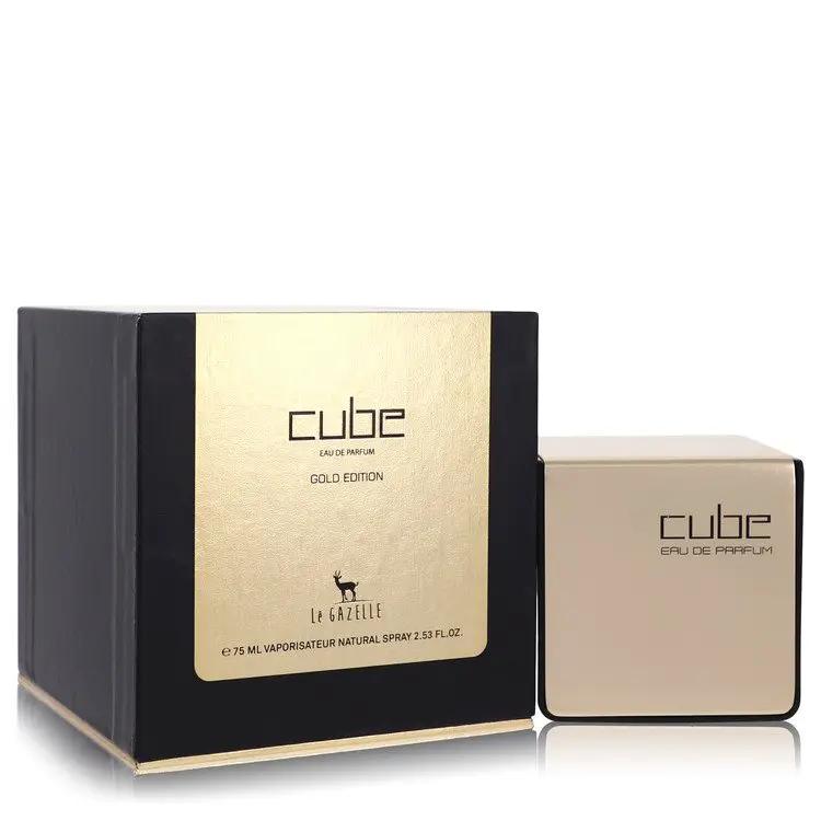 Le Gazelle Cube Gold Edition Eau De Parfum Spray by Le Gazelle 75 ml by Brands HD
