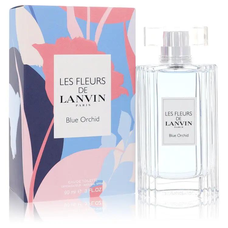 Les Fleurs De Lanvin Blue Orchid Eau De Toilette Spray by Lanvin 90 ml by Brands HD