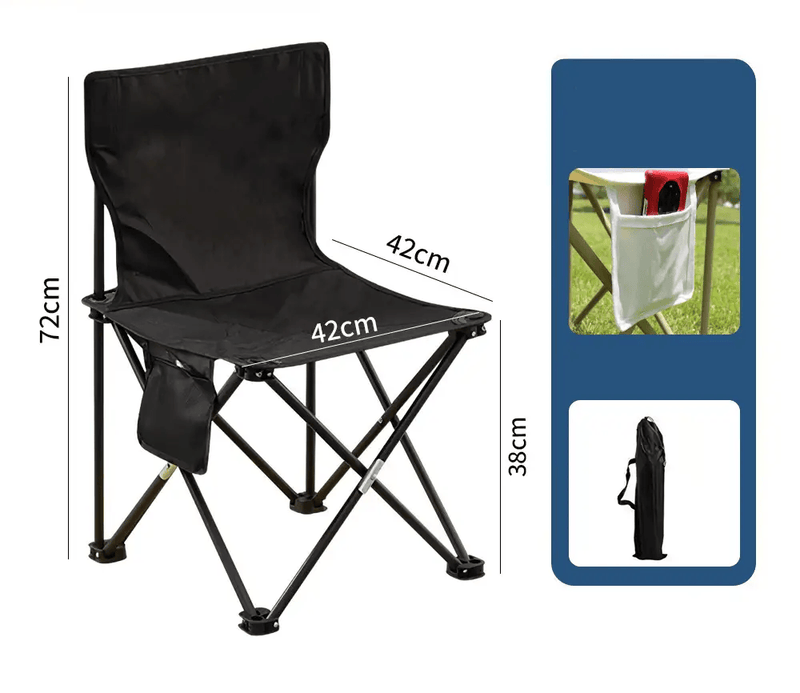 Ultralight Portable Folding Chair – For Camping, Fishing & Picnics LFRD10117 by ECOTREK