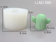 Cubic Cactus Moulds for Candle, Epoxy Resin, Jesmonite, Aqua Resin, Bramblier and Cement by Resin Art NZ