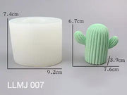 Cubic Cactus Moulds for Candle, Epoxy Resin, Jesmonite, Aqua Resin, Bramblier and Cement by Resin Art NZ