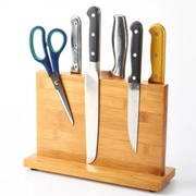Bamboo Magnetic Knife Storage by salelink.co.nz