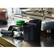 Coffee Waste Container Grinds Knock Box Tamper Tube Bin Black Bucket by salelink.co.nz