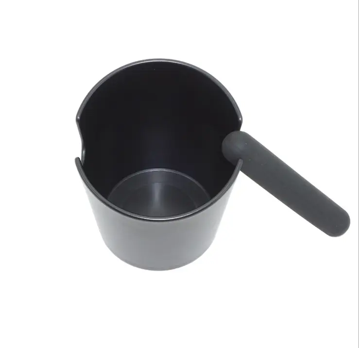 Coffee Waste Container Grinds Knock Box Tamper Tube Bin Black Bucket by salelink.co.nz