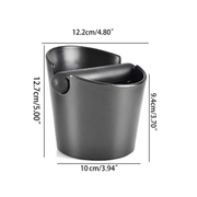 Coffee Waste Container Grinds Knock Box Tamper Tube Bin Black Bucket by salelink.co.nz